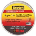 Scotch 0 Electrical Tape, 66 ft L, 34 in W, PVC Backing, Black 6132